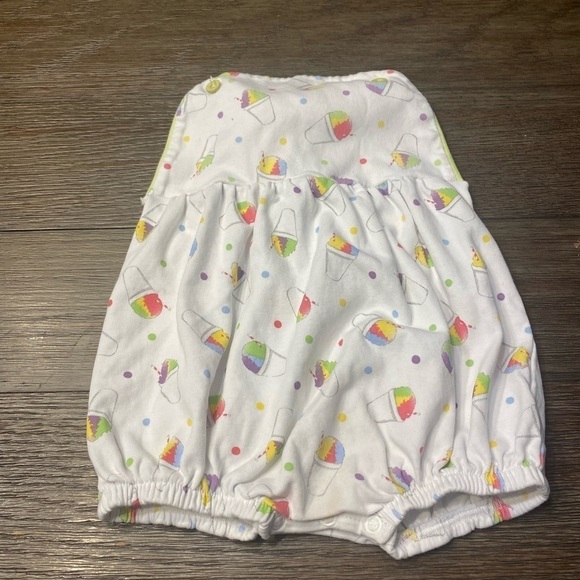 LA LUNA BOY  GIRL SNOWBALL
SLEEVELESS BUBBLE ROMPER JUMPSUIT - Picture 2 of 4